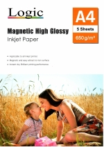 Imagen producto PAPEL MAGNETICO (PAPEL IMANTADO) FOTO GLOSSY 640GR. 5H