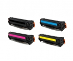 imagen COLOR PACK TÓNER ALTERNATIVO HP CF510A (HP 204A) 4 COLORES