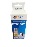 imagen TINTA ALTERNATIVA PREMIUM GYG BROTHER BTD100 YELLOW